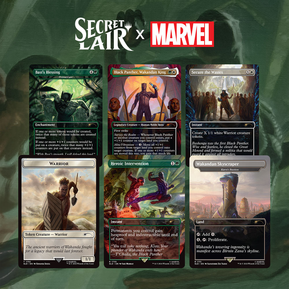 Secret Lair x Marvel's Black Panther - Non-Foil Edition