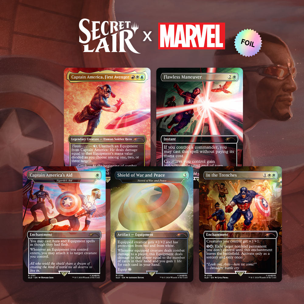 Secret Lair x Marvel's Captain America - Rainbow Foil Edition