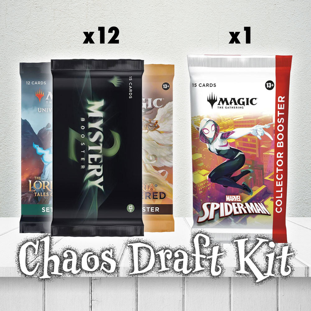 MTG Chaos Draft Kit (12 random packs, 1 random collector pack) MTG Chaos Draft Kit (12 random packs, 1 random collector pack)