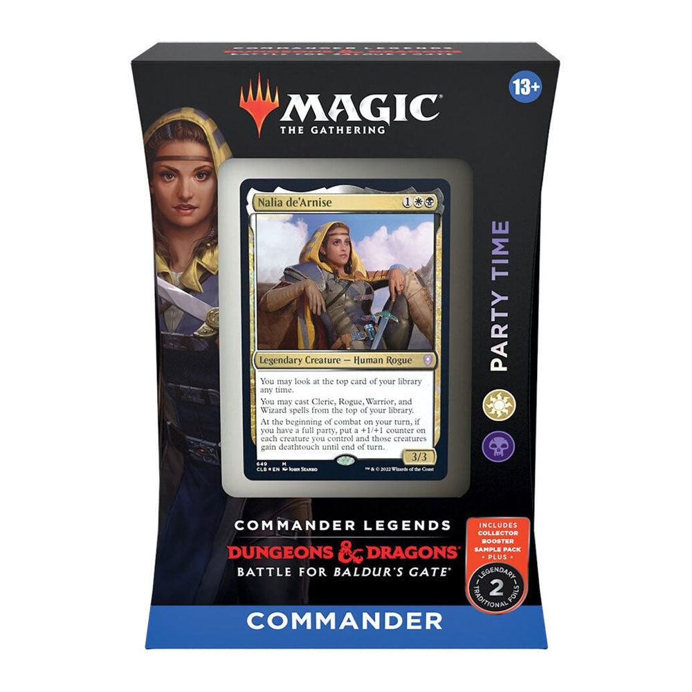 Commander Legends: Battle for Baldur's Gate - Party Time Commander Dec Pandora's Deck Box Commander Legends: Battle for Baldur's Gate - Party Time Commander Dec Pandora's Deck Box