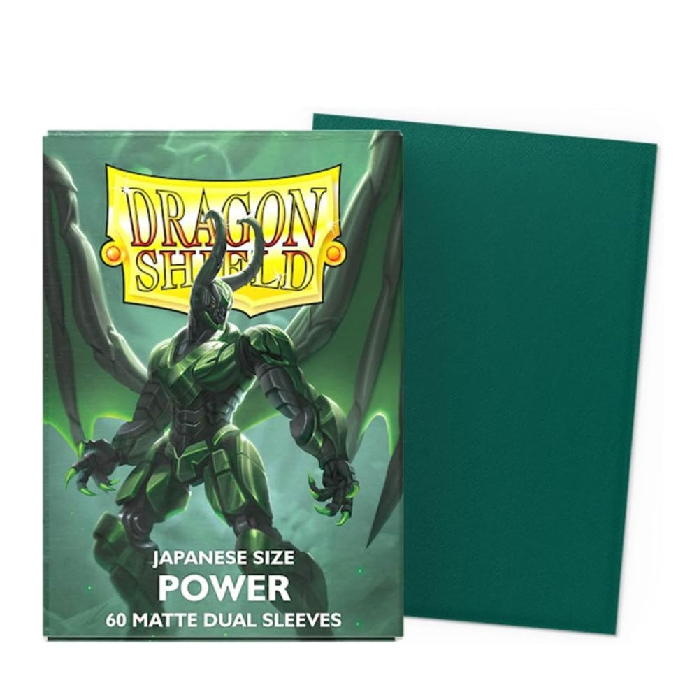 Dragon Shield Sleeves (Japanese Size, Matte Dual, 60ct) - Pick a color