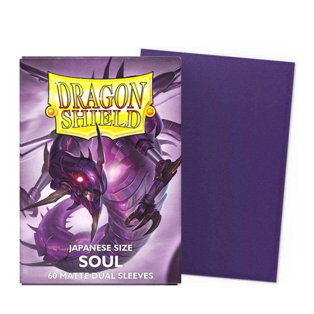 Dragon Shield Sleeves (Japanese Size, Matte Dual, 60ct) - Pick a color
