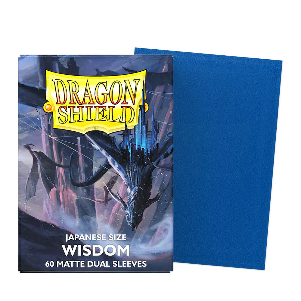 Dragon Shield Sleeves (Japanese Size, Matte Dual, 60ct) - Pick a color