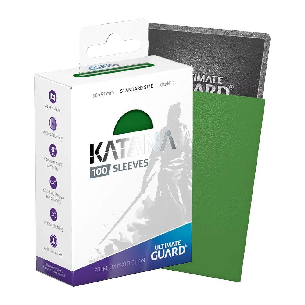 Katana Sleeves (Standard Size, 100ct) - Pick a color