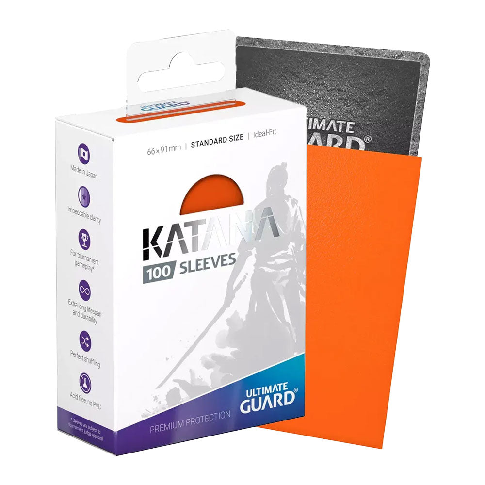 Katana Sleeves (Standard Size, 100ct) - Pick a color