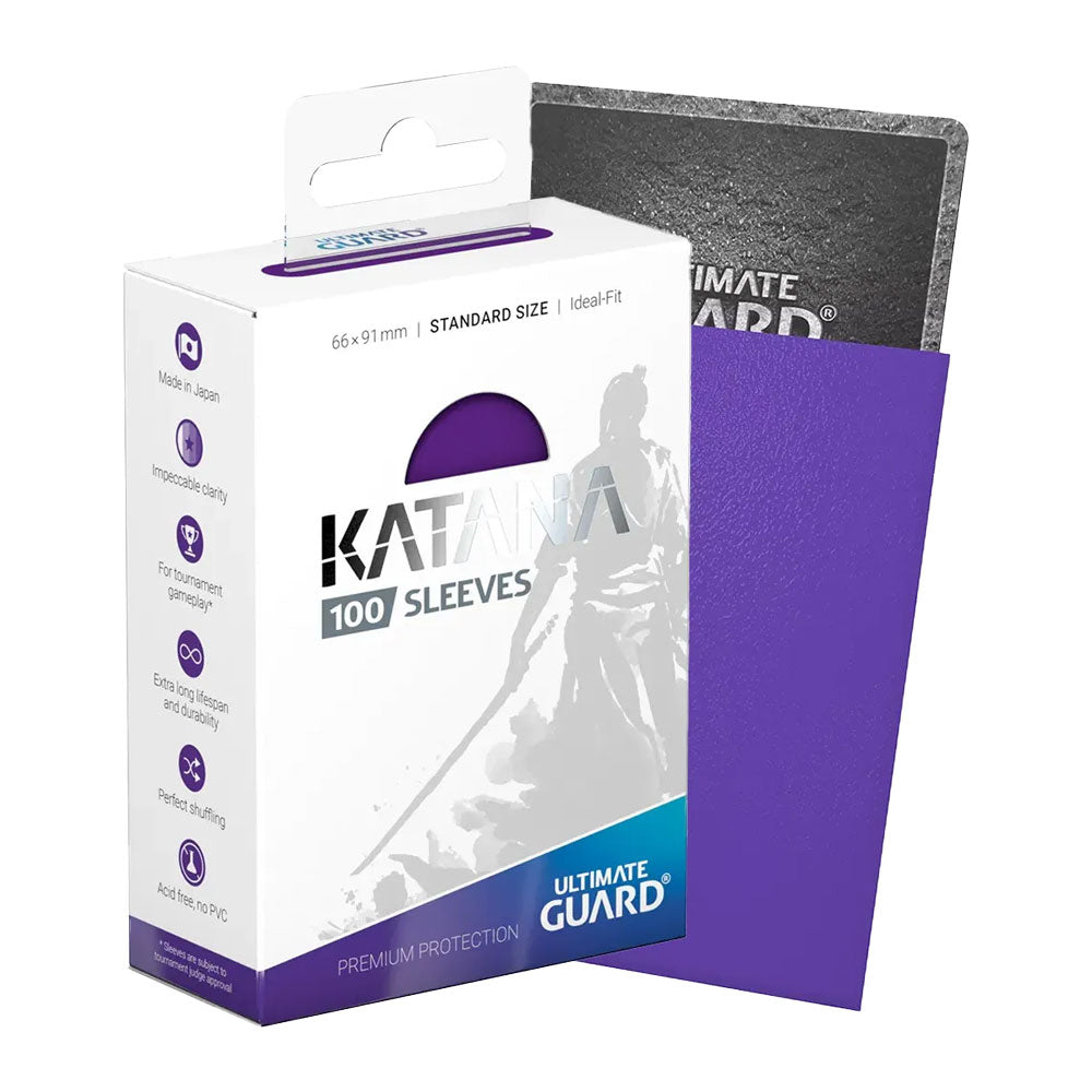 Katana Sleeves (Standard Size, 100ct) - Pick a color