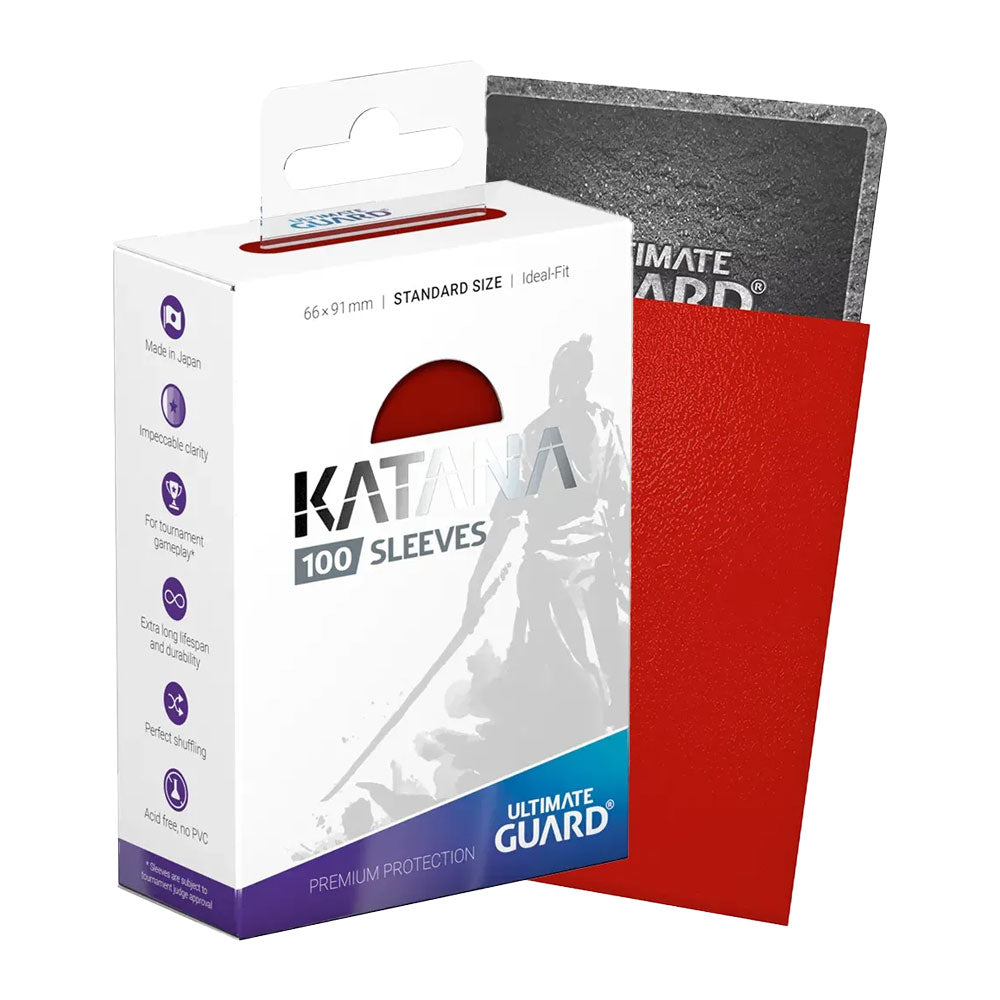 Katana Sleeves (Standard Size, 100ct) - Pick a color