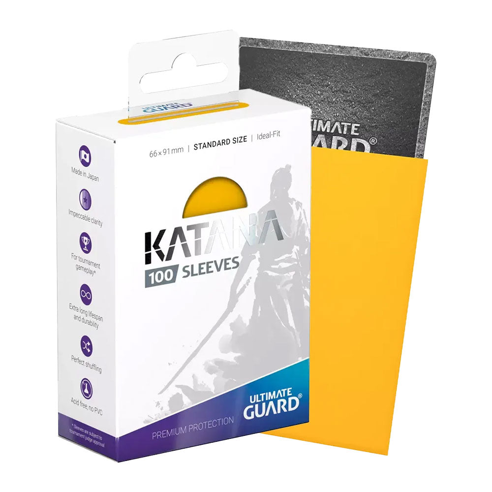 Katana Sleeves (Standard Size, 100ct) - Pick a color