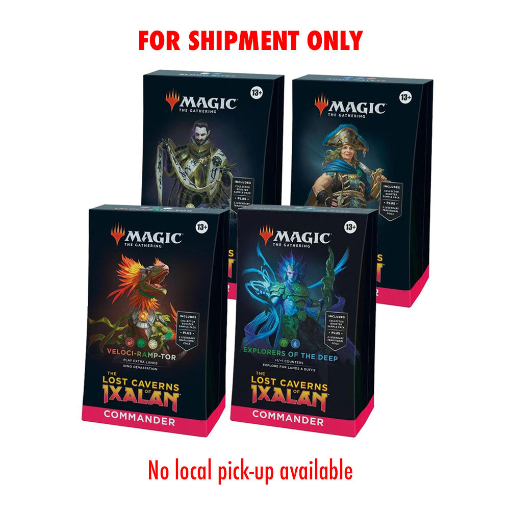 Lost Caverns of Ixalan Commander Deck Case (All 4 Decks)*
