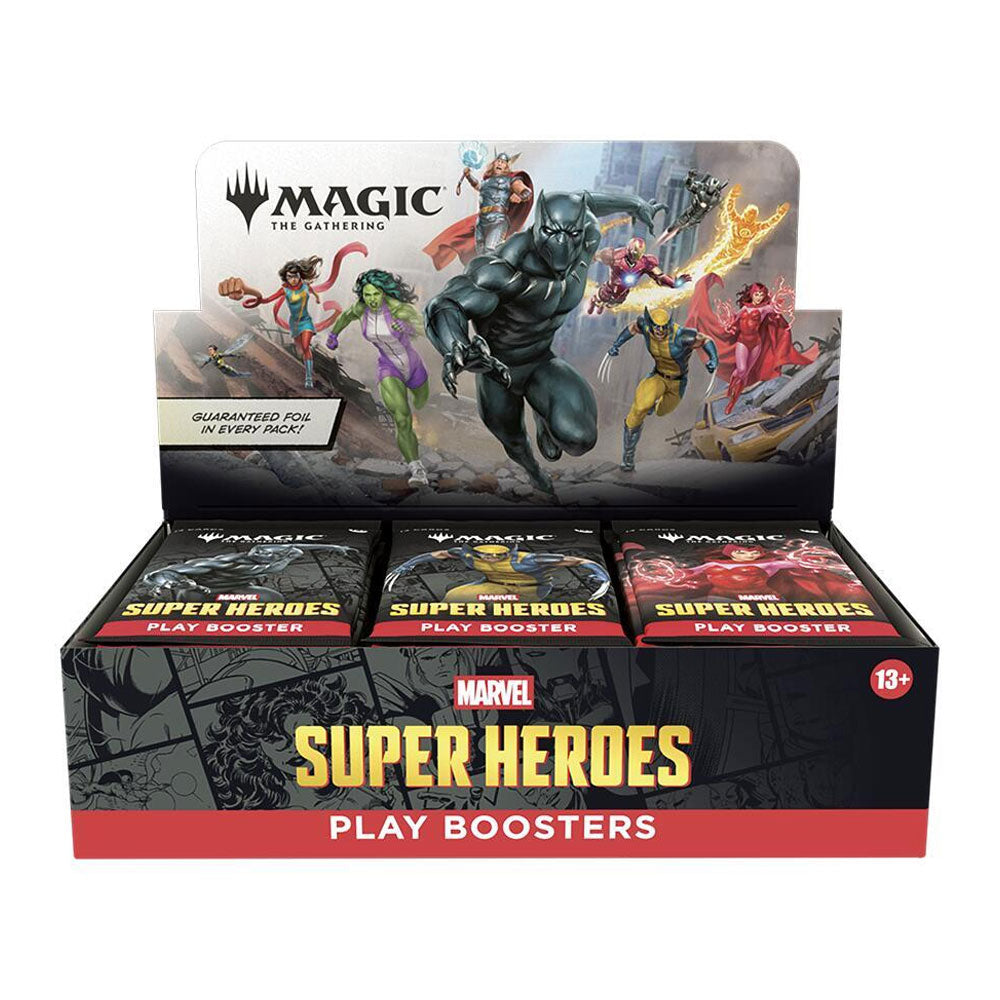 Marvel Super Heroes - Play Booster Display