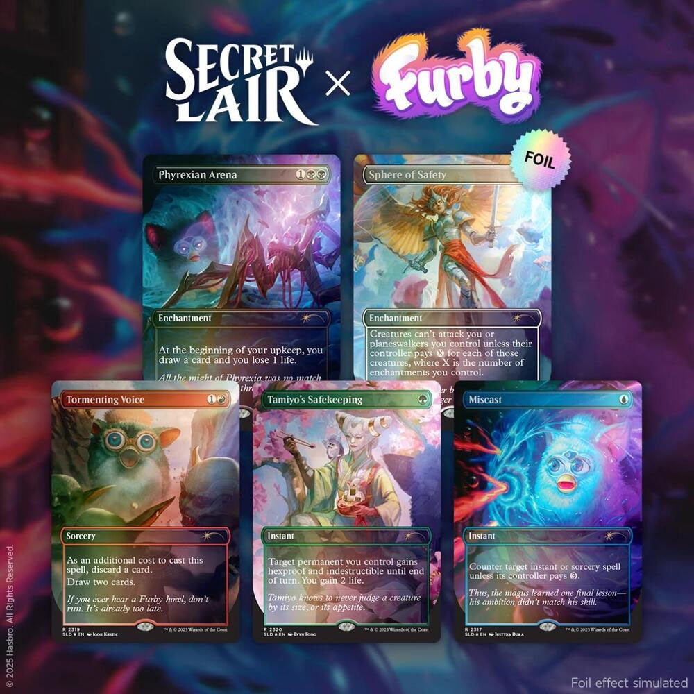 Secret Lair x Furby: The Gathering - Rainbow Foil Edition