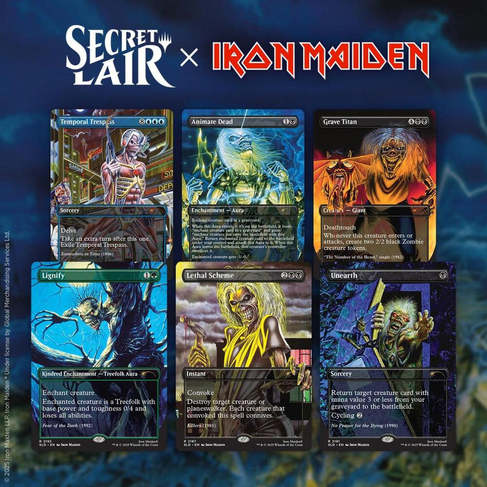Secret Lair x Iron Maiden: Album Art - Non-Foil Edition