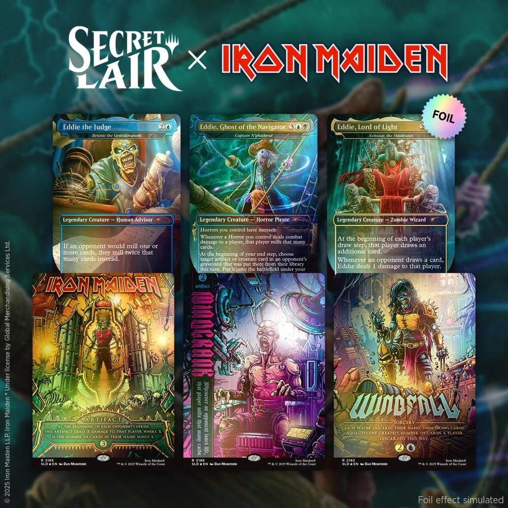 Secret Lair x Iron Maiden: Eddie Unchained - Rainbow Foil Edition
