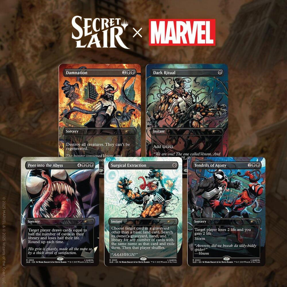 Secret Lair x Marvel's Spider-Man: Venom Unleashed (Colors) - Non-Foil Edition