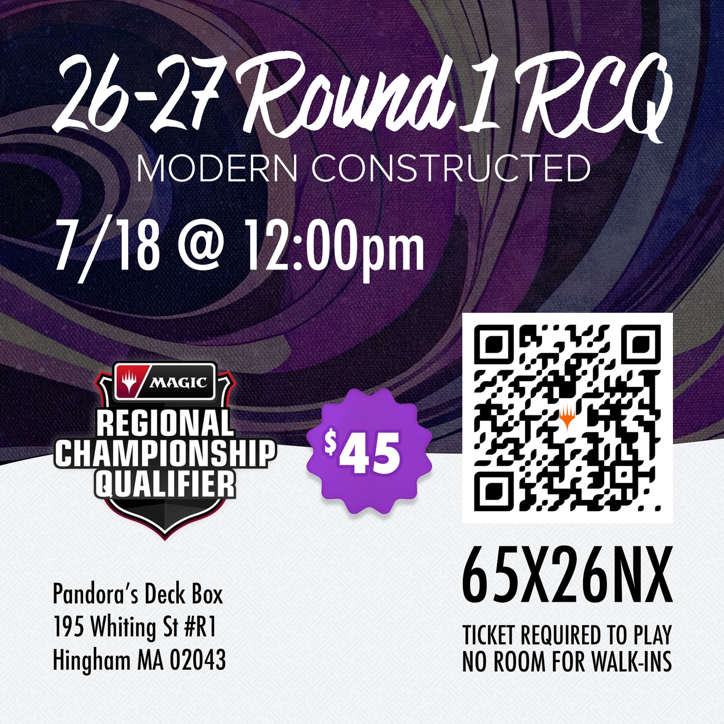 EVENT - MTG RCQ Round 1 - Modern