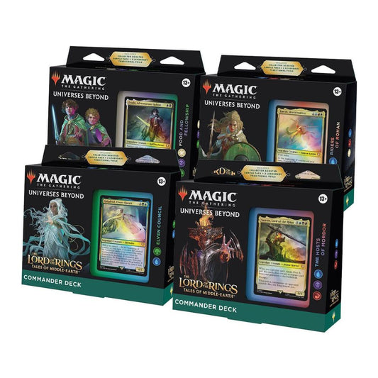The Lord of the Rings: Tales of Middle-earth Commander Decks [Set of 4]