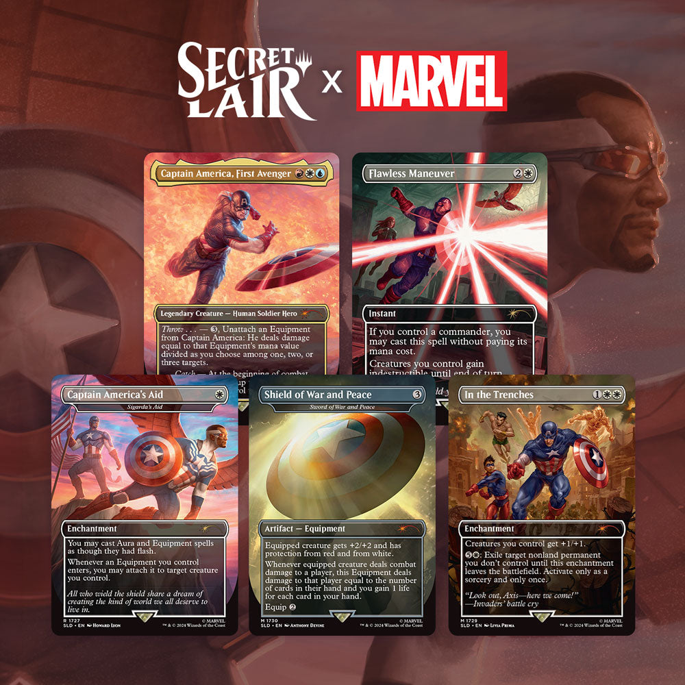 Secret Lair x Marvel's Captain America - Non-Foil Edition