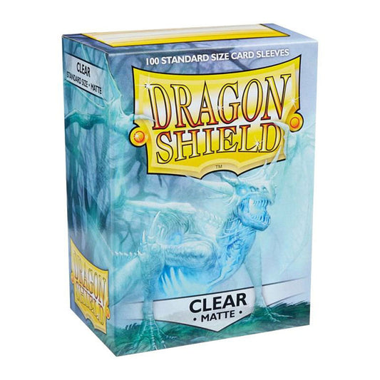 Dragon Shield Matte Sleeves - Clear (100-Pack)