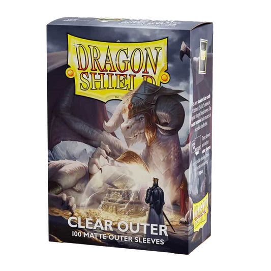 Dragon Shield Matte Outer Sleeves - Clear (100-Pack)