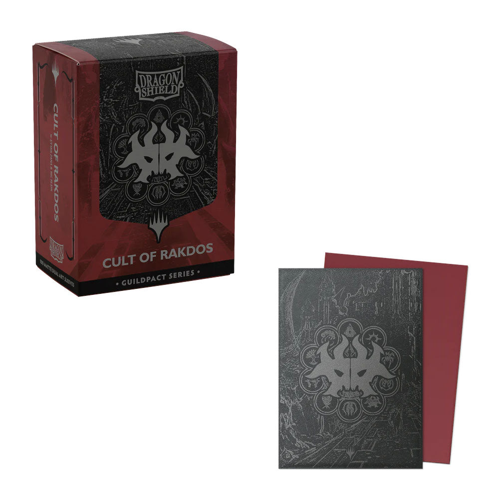 Dragon Shield Guildpact Sleeves (Standard Size, Matte Dual Art, 100ct) - Pick a color