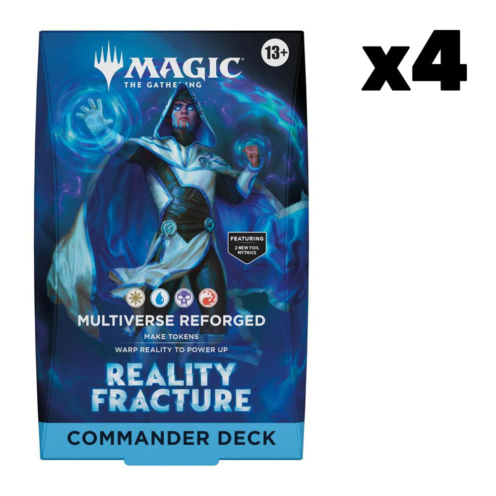Reality Fracture Commander Deck - Multiverse Reforged Case [4 of the same deck]
