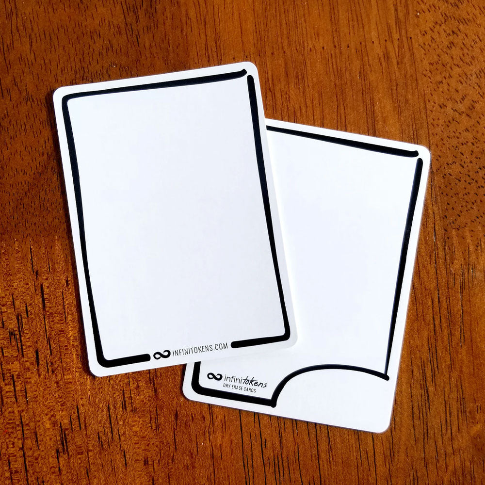 InfiniTokens Dry Erase Cards/Tokens - 25-Pack