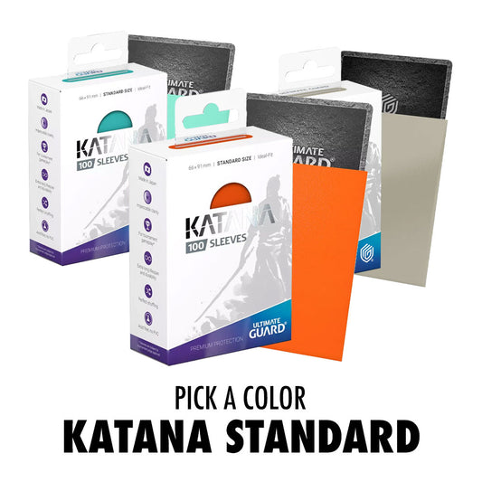 Katana Sleeves (Standard Size, 100ct) - Pick a color