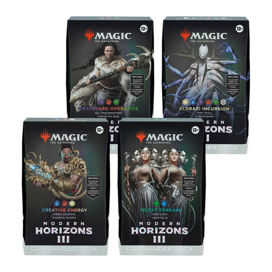 Modern Horizons 3 Commander Deck Display [Set of 4]