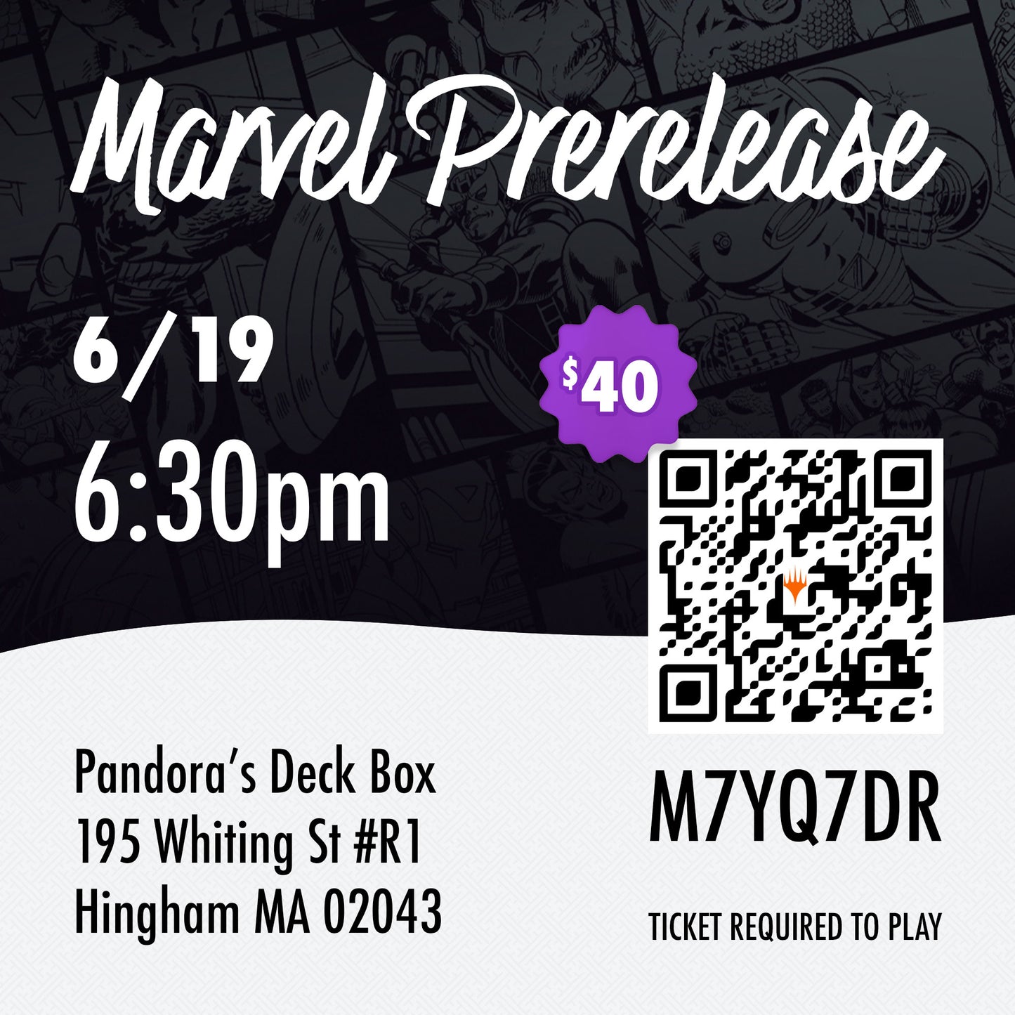 EVENT - Marvel Super Heroes Prerelease