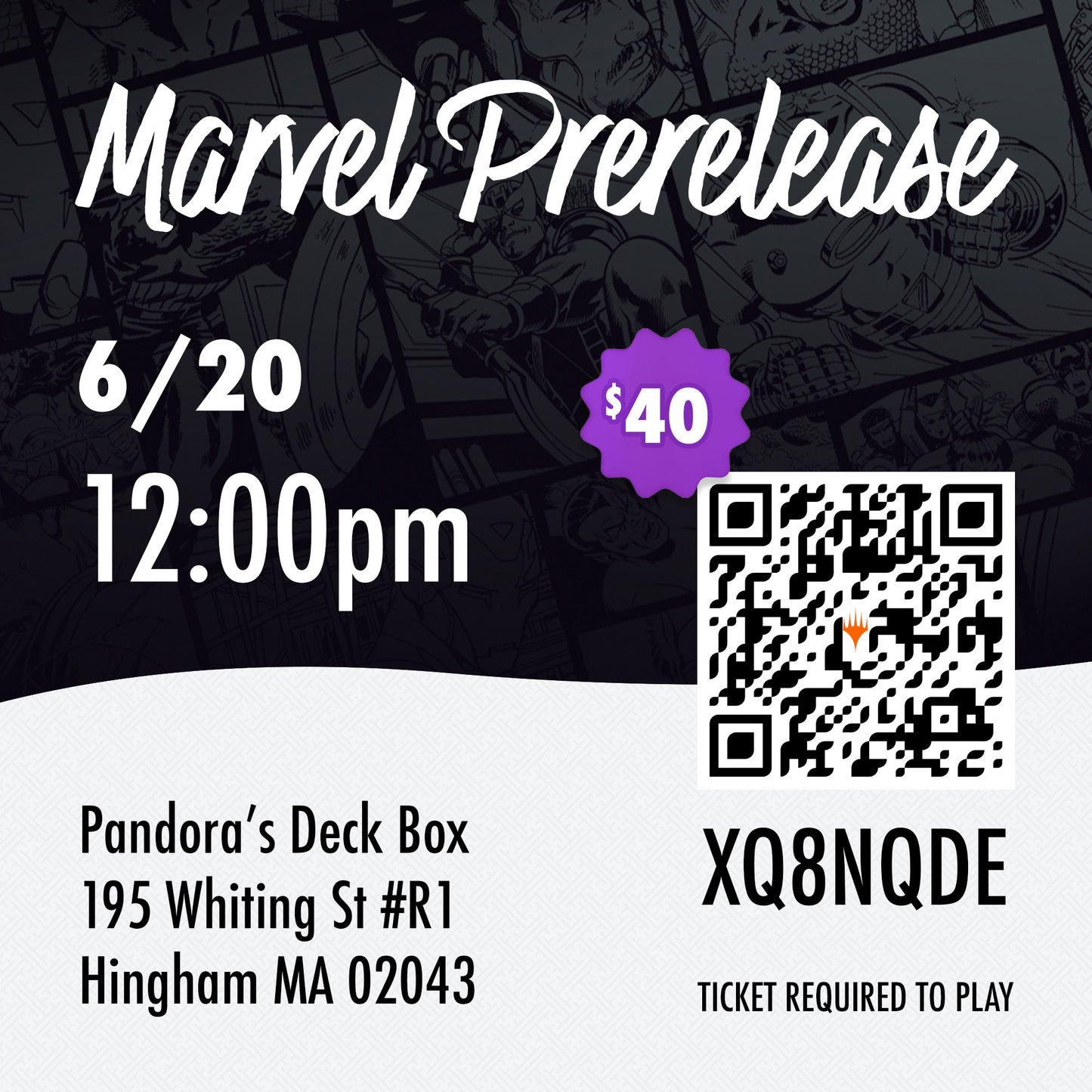 EVENT - Marvel Super Heroes Prerelease