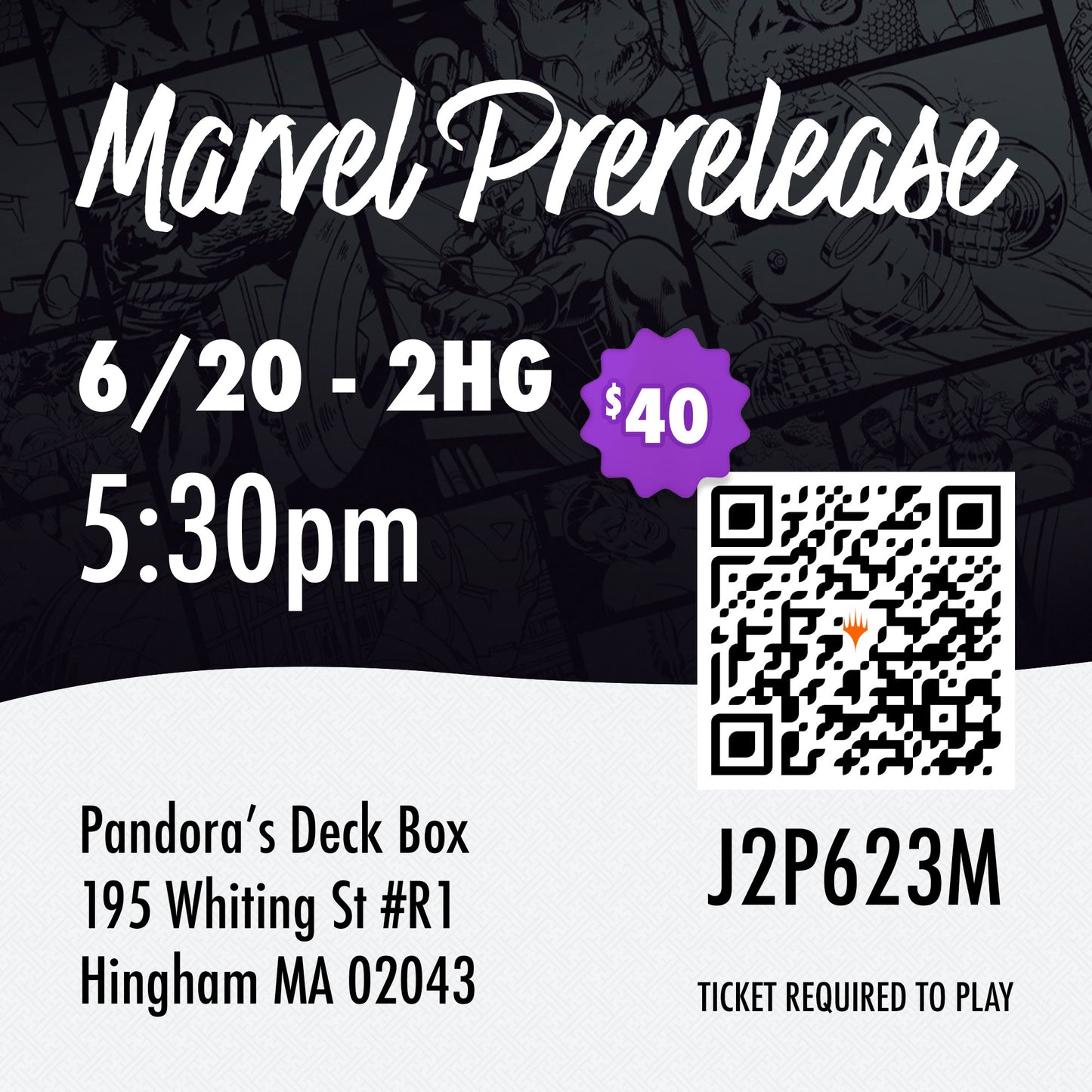 EVENT - Marvel Super Heroes Prerelease