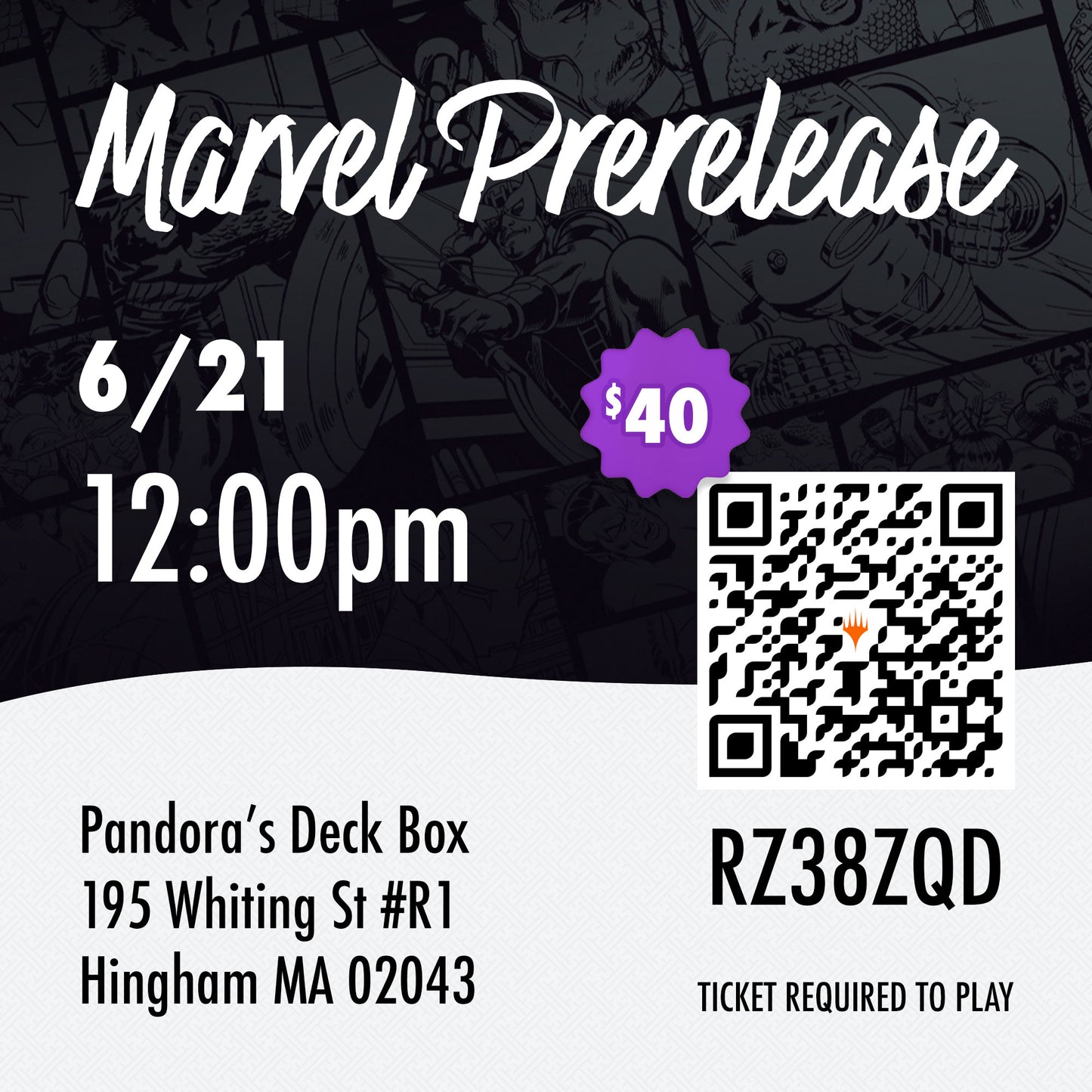 EVENT - Marvel Super Heroes Prerelease