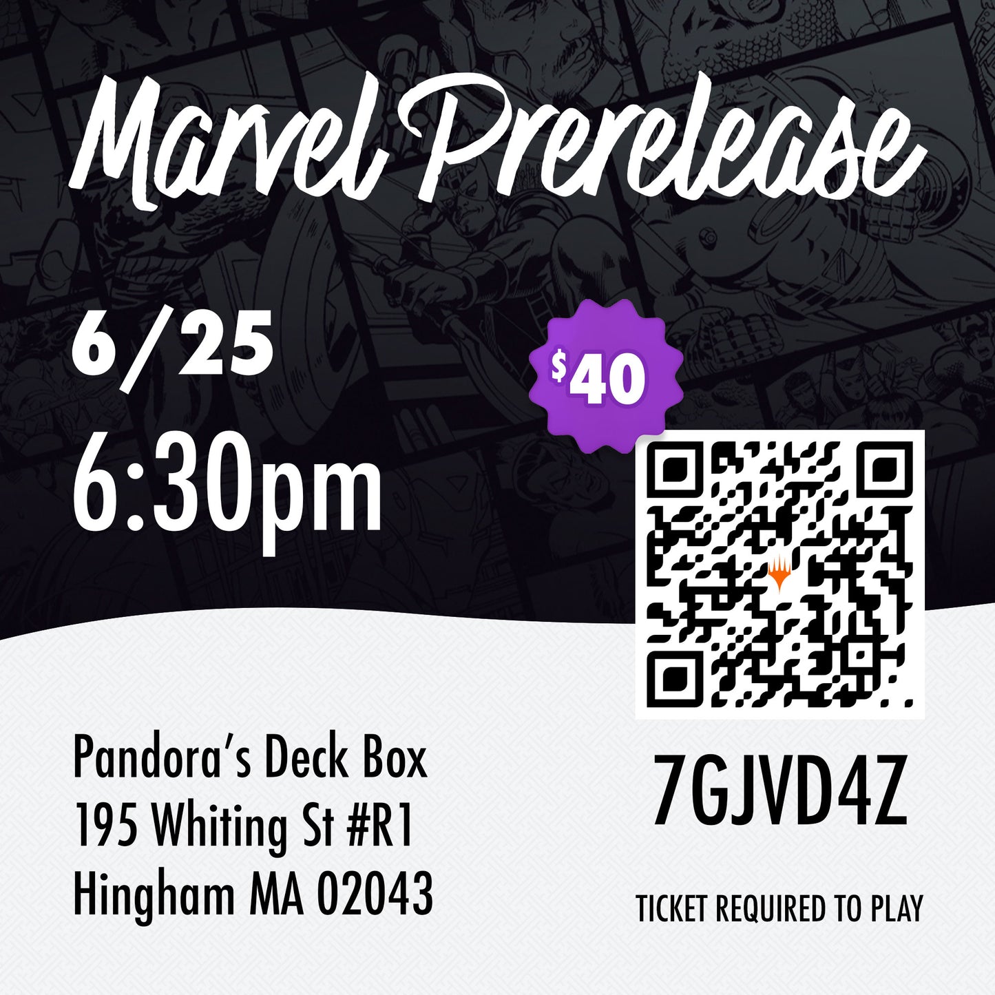 EVENT - Marvel Super Heroes Prerelease
