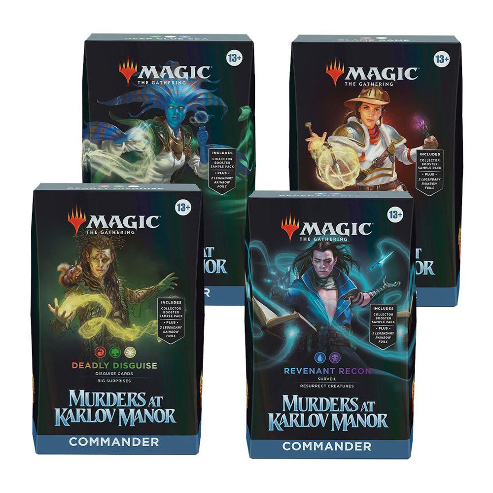 Murders at Karlov Manor Commander Deck Case [Set of 4]