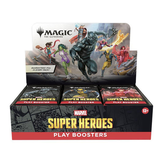 Marvel Super Heroes - Play Booster Display