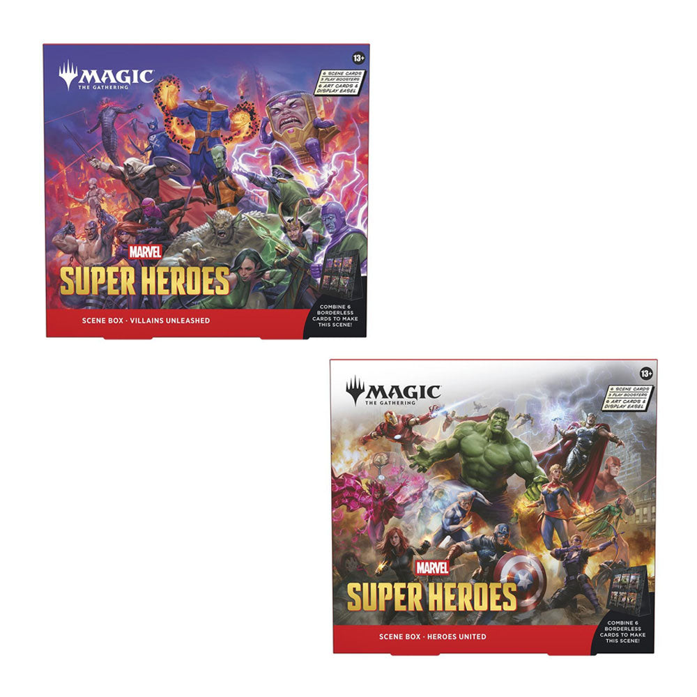 Marvel Super Heroes Scene Box [Set of 2]
