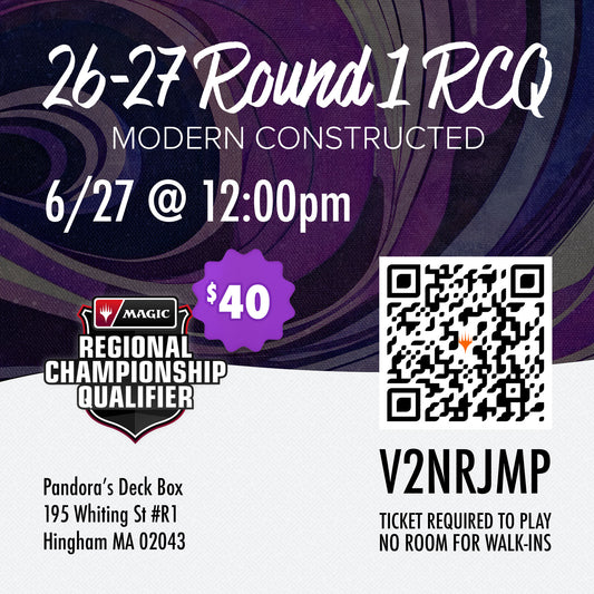 EVENT - MTG RCQ Round 1 - Modern