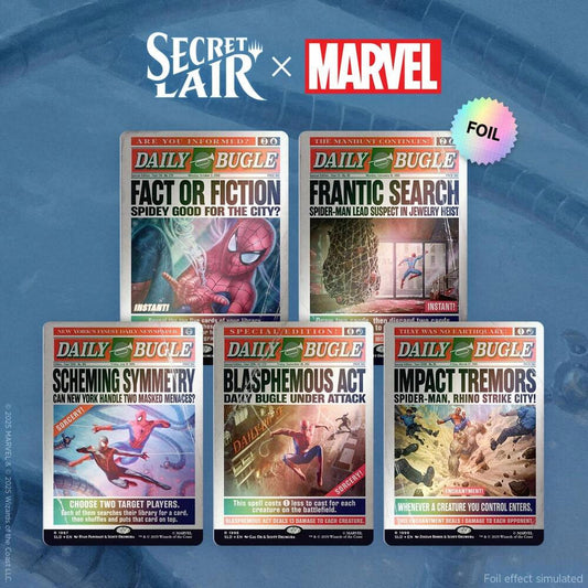 Secret Lair x Marvel's Spider-Man: Daily Bugle Breaking News - Rainbow Foil Edition