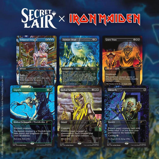 Secret Lair x Iron Maiden: Album Art - Non-Foil Edition