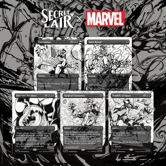 Secret Lair x Marvel's Spider-Man: Venom Unleashed (Inks) - Non-Foil Edition