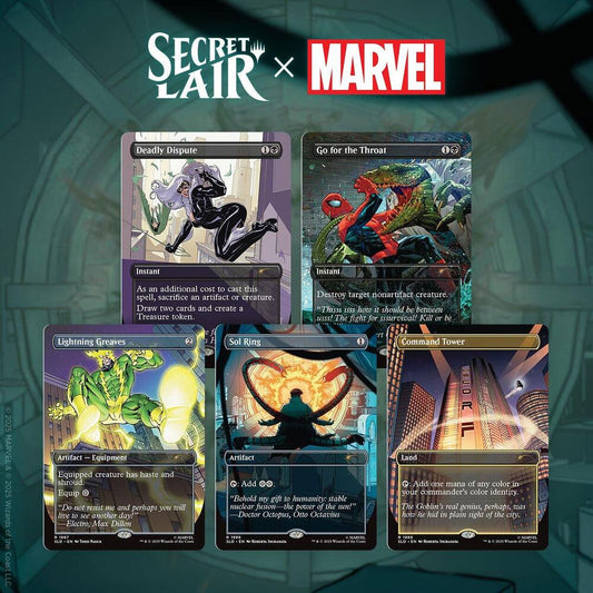 Secret Lair x Marvel's Spider-Man: Villainous Plots - Non-Foil Edition
