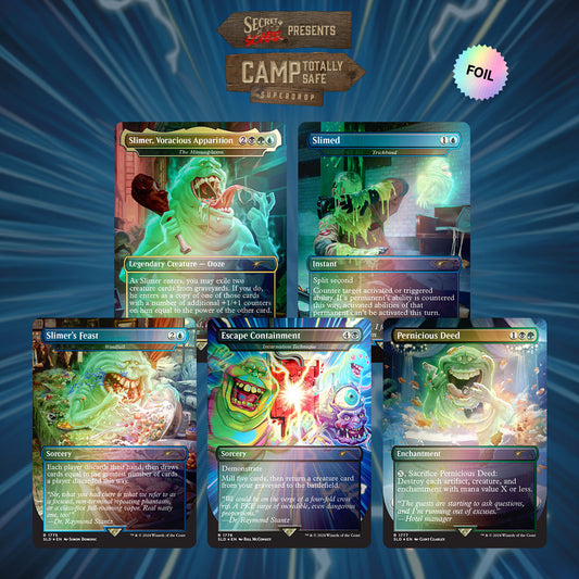 Secret Lair Drop: Secret Lair x Ghostbusters: Slimer - Rainbow Foil Edition