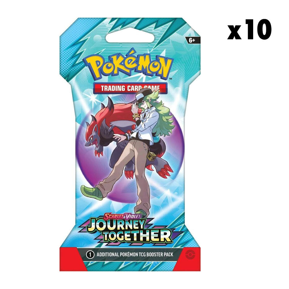 10x Journey Together Sleeved Booster Pack Bundle
